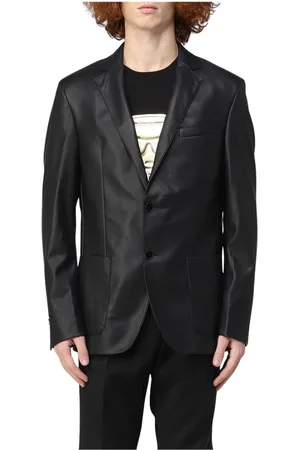 Karl Lagerfeld Heren, Jassen, Zwart, Maat: XL Leer