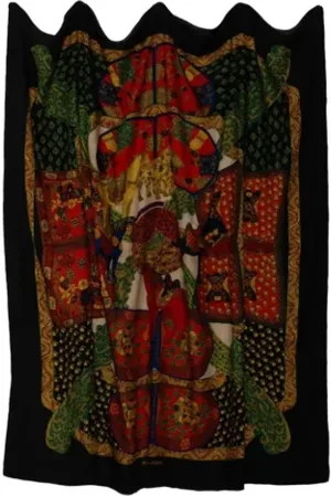 Hermès Dames, Pre-owned, Veelkleurig, Maat: ONE Size Zijde