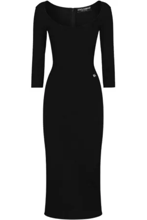 Dolce & Gabbana Dames, Jurken, Zwart, Maat: M