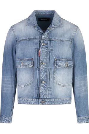 Dsquared2 Heren, Jassen, Blauw, Maat: L Denim