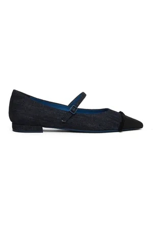 ROBERTO FESTA Dames, Schoenen, Zwart, Maat: 38 EU Denim
