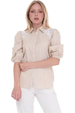 HUGO BOSS Dames, Blouses & Shirts, , Maat: XS Katoen