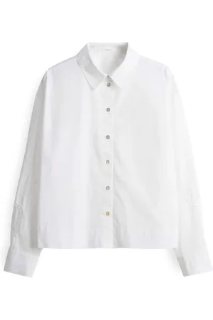 Opus Dames, Blouses & Shirts, Wit, Maat: XS Wol