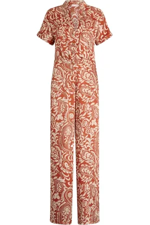 Liu Jo Dames, Jumpsuits & Playsuits, Oranje, Maat: L Poliester
