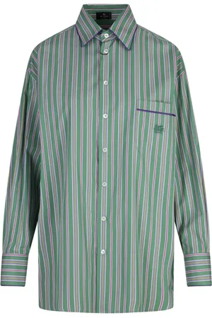 Etro Dames, Blouses & Shirts, Groen, Maat: XS