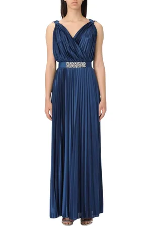 Liu Jo Dames, Jurken, Blauw, Maat: XS Poliester