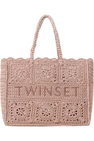 Twin-Set Dames, Tassen, Roze, Maat: ONE Size Katoen