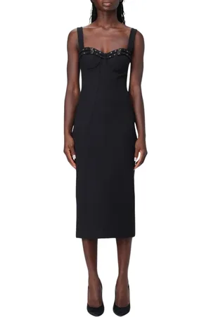 VERSACE Dames, Jurken, Zwart, Maat: M