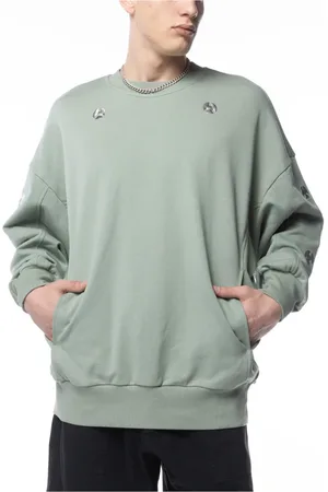 A.A. Spectrum Heren, Sweatshirts & Hoodies, Groen, Maat: XS Katoen