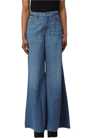 7 for all Mankind Dames, Jeans, Blauw, Maat: W30 Katoen
