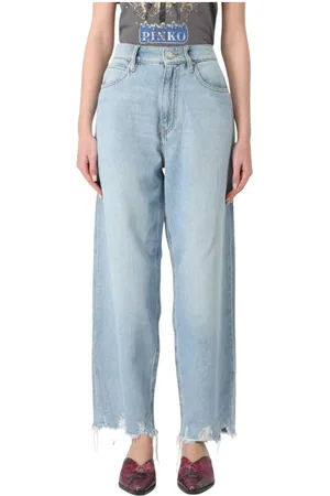 Pinko Dames, Jeans, Blauw, Maat: W24 Katoen