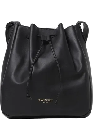 Twin-Set Dames, Tassen, Zwart, Maat: ONE Size Leer