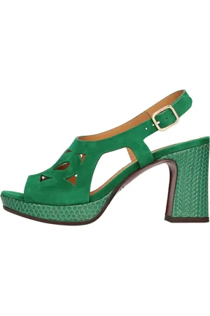 Chie Mihara Dames, Schoenen, Groen, Maat: 37 EU Leer