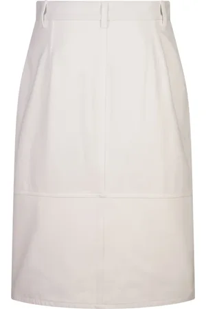 Jil Sander Dames, Rokken, Wit, Maat: M Katoen