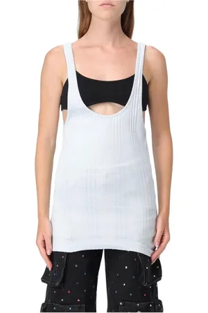 The Attico Dames, Tops, Grijs, Maat: XS