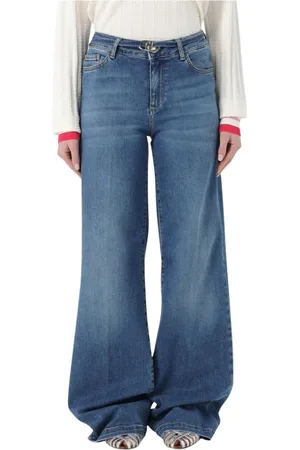 Liu Jo Dames, Jeans, Blauw, Maat: W24 Katoen