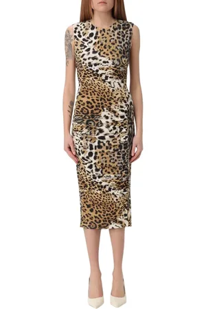 Roberto Cavalli Dames, Jurken, Veelkleurig, Maat: XS Viscose