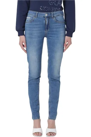 Liu Jo Dames, Jeans, Blauw, Maat: W31 Katoen
