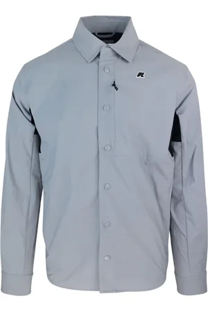 K-Way Heren, Overhemden, Grijs, Maat: 2XL Nylon