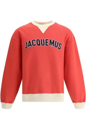 Jacquemus Heren, Sweatshirts & Hoodies, Rood, Maat: M Katoen