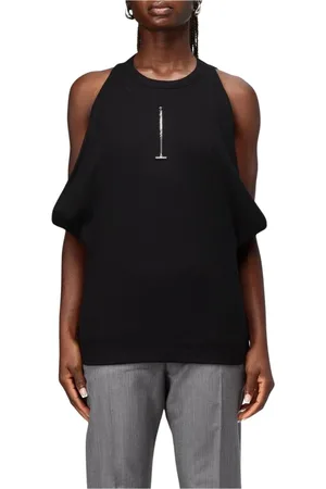Alexander McQueen Dames, Tops, Zwart, Maat: XS Katoen