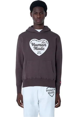 HUMAN MADE Heren, Sweatshirts & Hoodies, Bruin, Maat: M Katoen