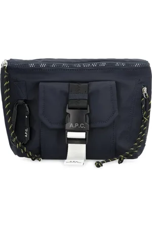 A.P.C. Heren, Tassen, Blauw, Maat: ONE Size Nylon