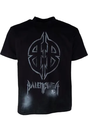 Balenciaga Heren, Tops, Zwart, Maat: M Katoen