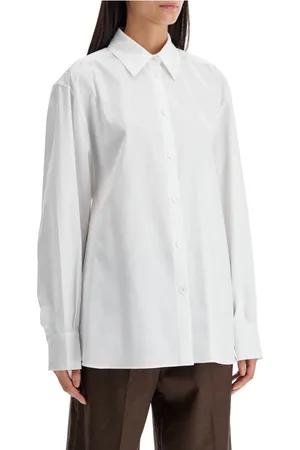 MAGDA BUTRYM Dames, Blouses & Shirts, Wit, Maat: S Katoen