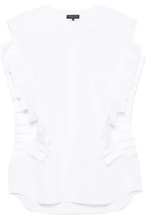 Comme des Garçons Heren, Overhemden, Wit, Maat: M