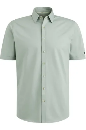 Cast Iron Heren, Overhemden, Blauw, Maat: L Jersey
