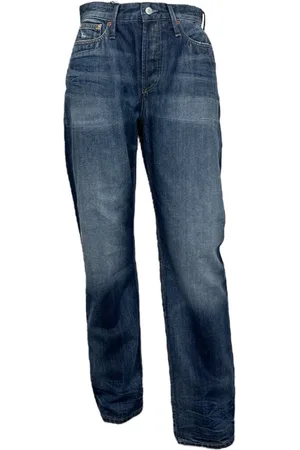 Denham Heren, Jeans, Blauw, Maat: W32 L34 Katoen