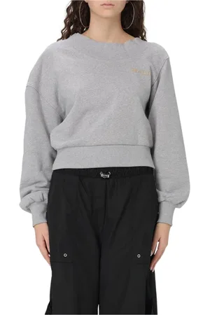 The Attico Dames, Sweatshirts & Hoodies, Grijs, Maat: S