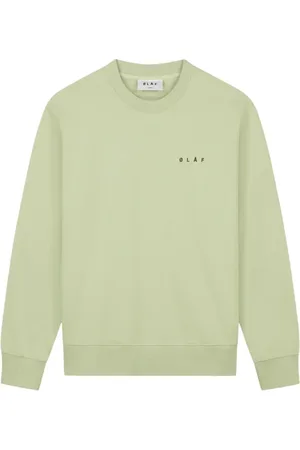 OLAF HUSSEIN Heren, Sweatshirts & Hoodies, Groen, Maat: L