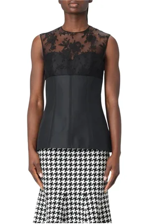Alexander McQueen Dames, Tops, Zwart, Maat: XS Zijde