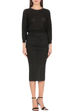 Elisabetta Franchi Dames, Jurken, Zwart, Maat: XS