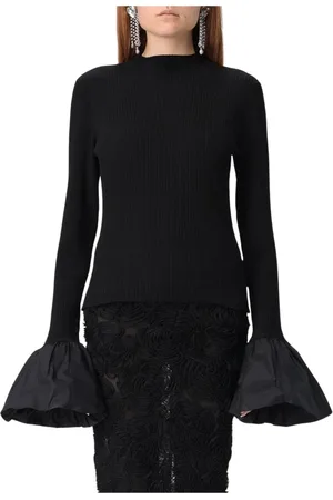 ROTATE Dames, Truien, Zwart, Maat: 2XS Nylon