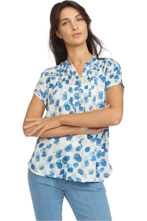 2-Biz Dames, Blouses & Shirts, Veelkleurig, Maat: M