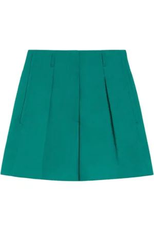 Max Mara Dames, Korte broeken, Groen, Maat: S Katoen