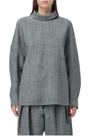 Bottega Veneta Dames, Blouses & Shirts, Grijs, Maat: S Zijde
