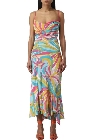 Pinko Dames, Jurken, Veelkleurig, Maat: S Viscose