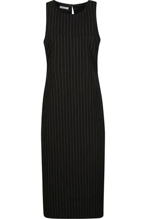 Patrizia Pepe Dames, Jurken, Zwart, Maat: M Viscose