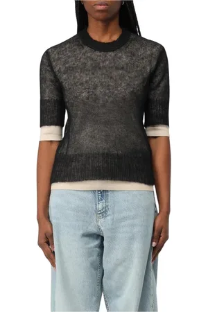 HUGO BOSS Dames, Truien, Zwart, Maat: L Mohair