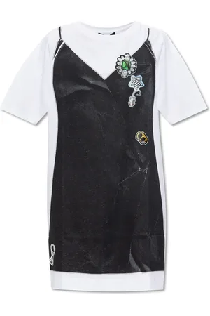 Marc Jacobs Dames, Jurken, Zwart, Maat: Xs/S Katoen