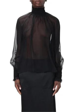 Dolce & Gabbana Dames, Blouses & Shirts, Zwart, Maat: 2XS Zijde