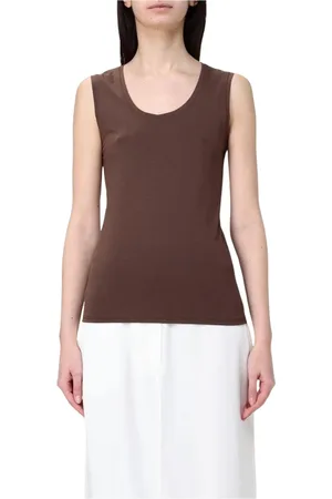Patrizia Pepe Dames, Tops, Bruin, Maat: S