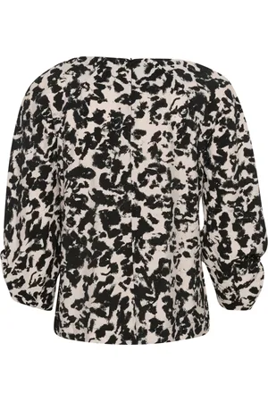 INWEAR Dames, Blouses & Shirts, Zwart, Maat: XL
