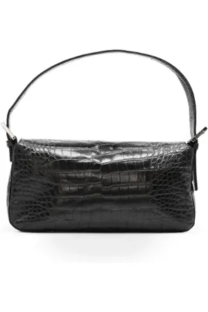 Fendi Dames, Pre-owned, Grijs, Maat: ONE Size Leer