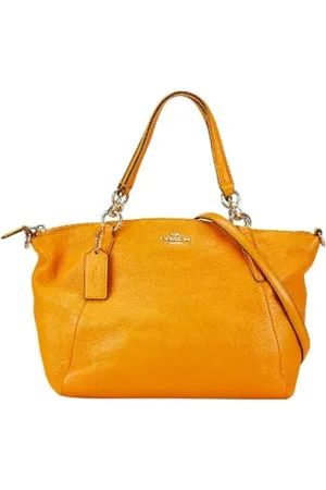 Coach Dames, Pre-owned, Oranje, Maat: ONE Size Leer
