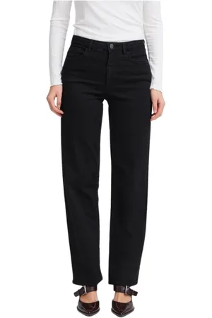 Ichi Dames, Jeans, Zwart, Maat: W30 Denim